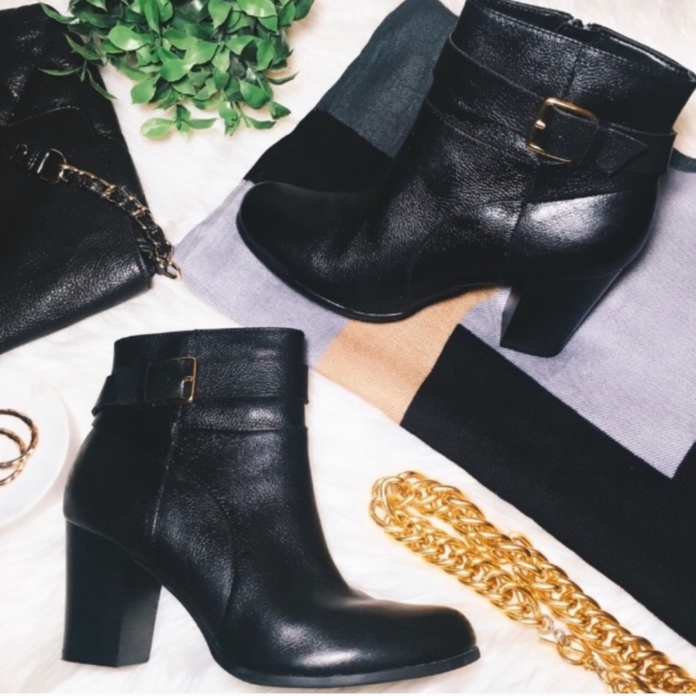 Black Cole Haan Ankle Boots. Genuine leather